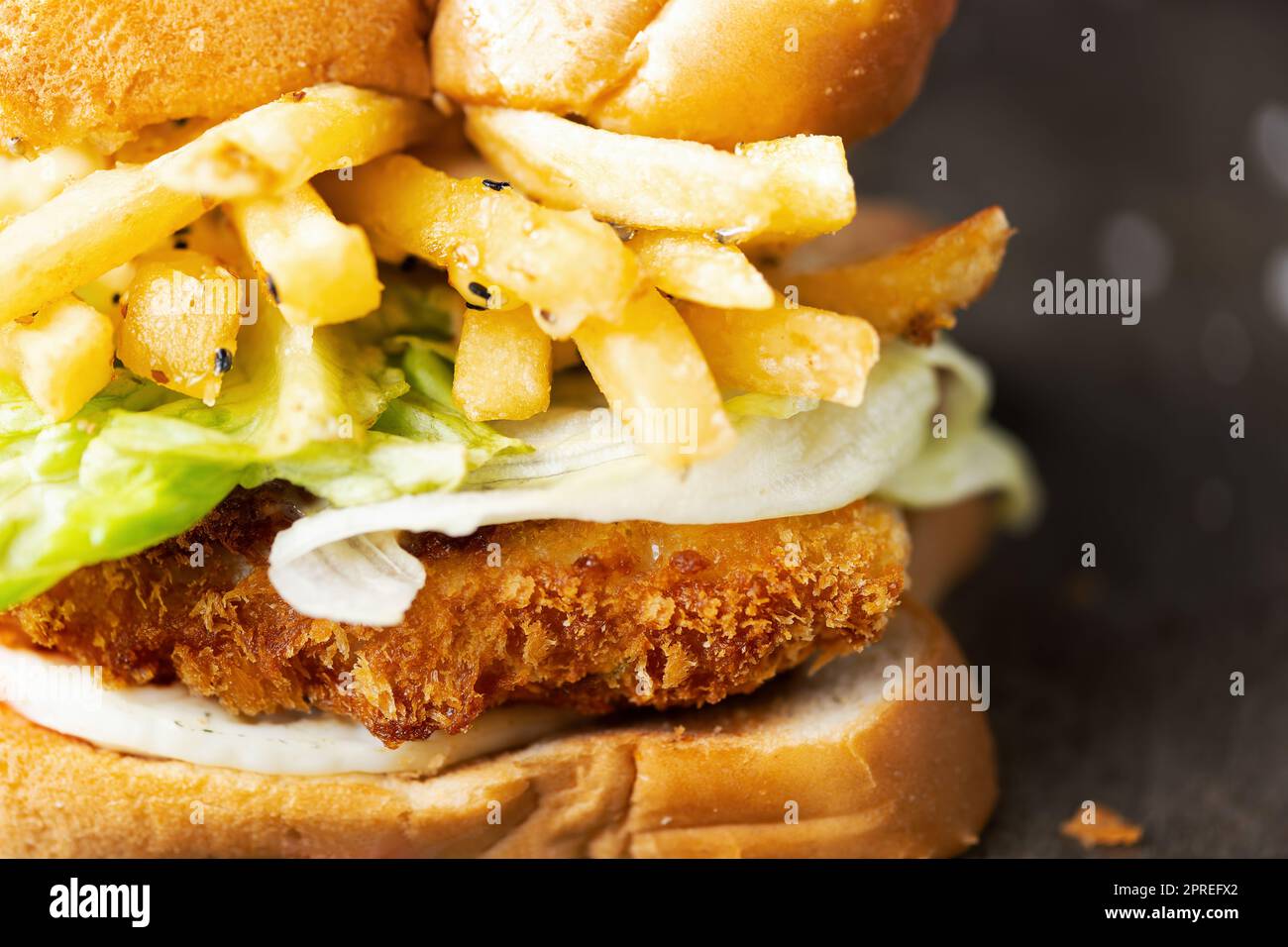 close up of japanese pork cutlet sandwich katsu sando Stock Photo Alamy