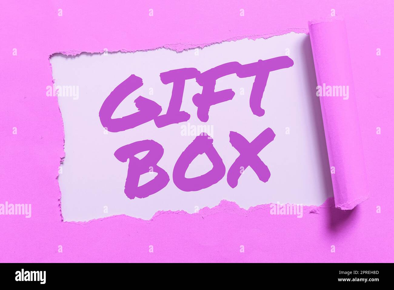Sign displaying Gift Box, Concept meaning A small cointainer with
