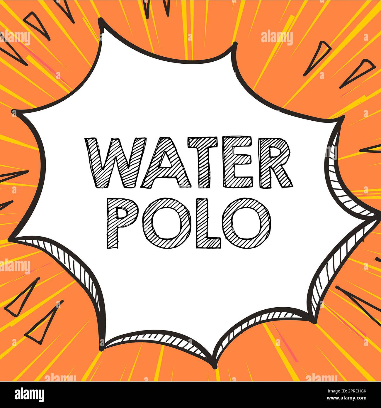 Conceptual display Water Polo, Concept meaning competitive team sport ...