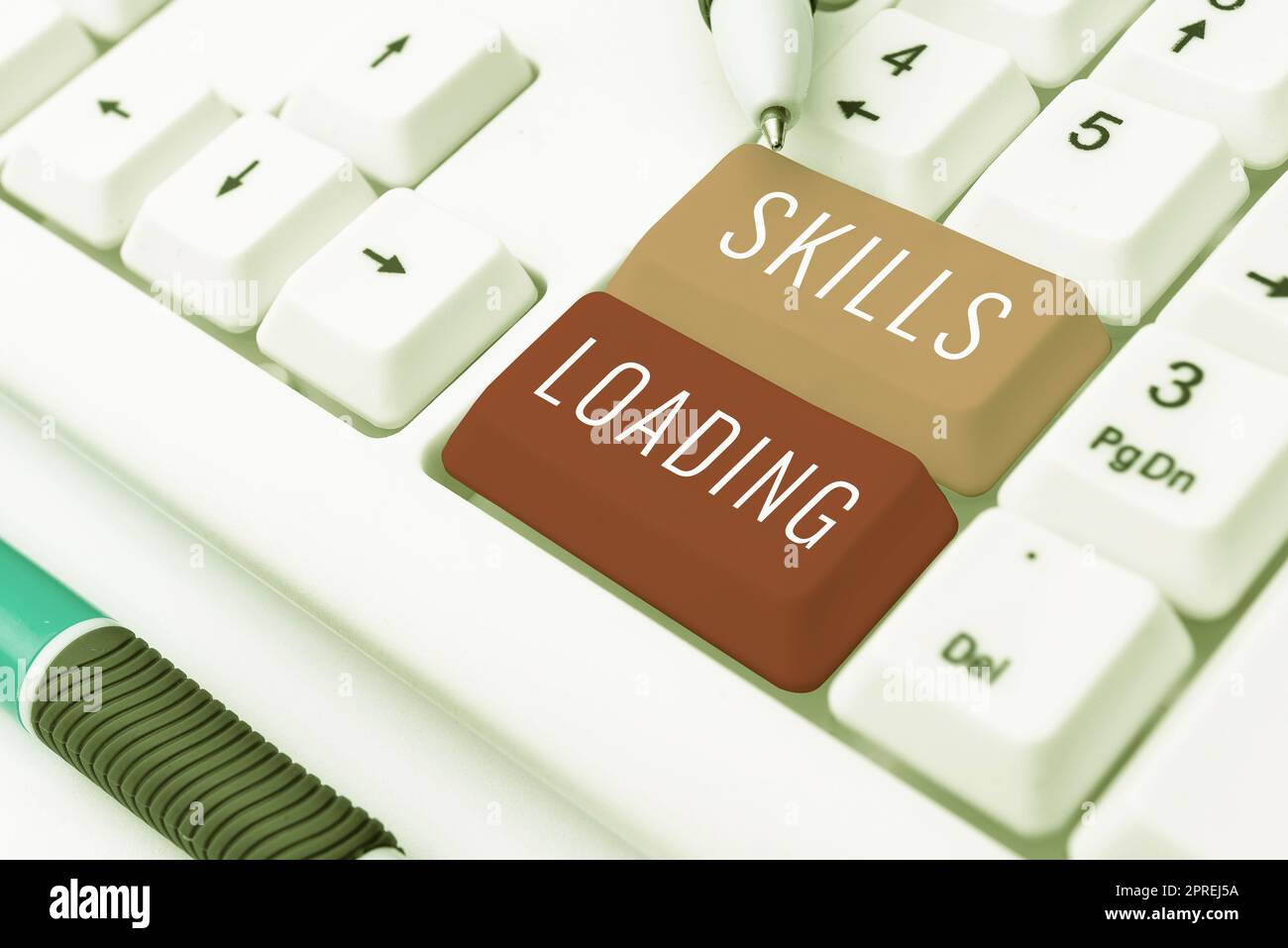 Sign displaying Skills Loading, Internet Concept points out the degree ...