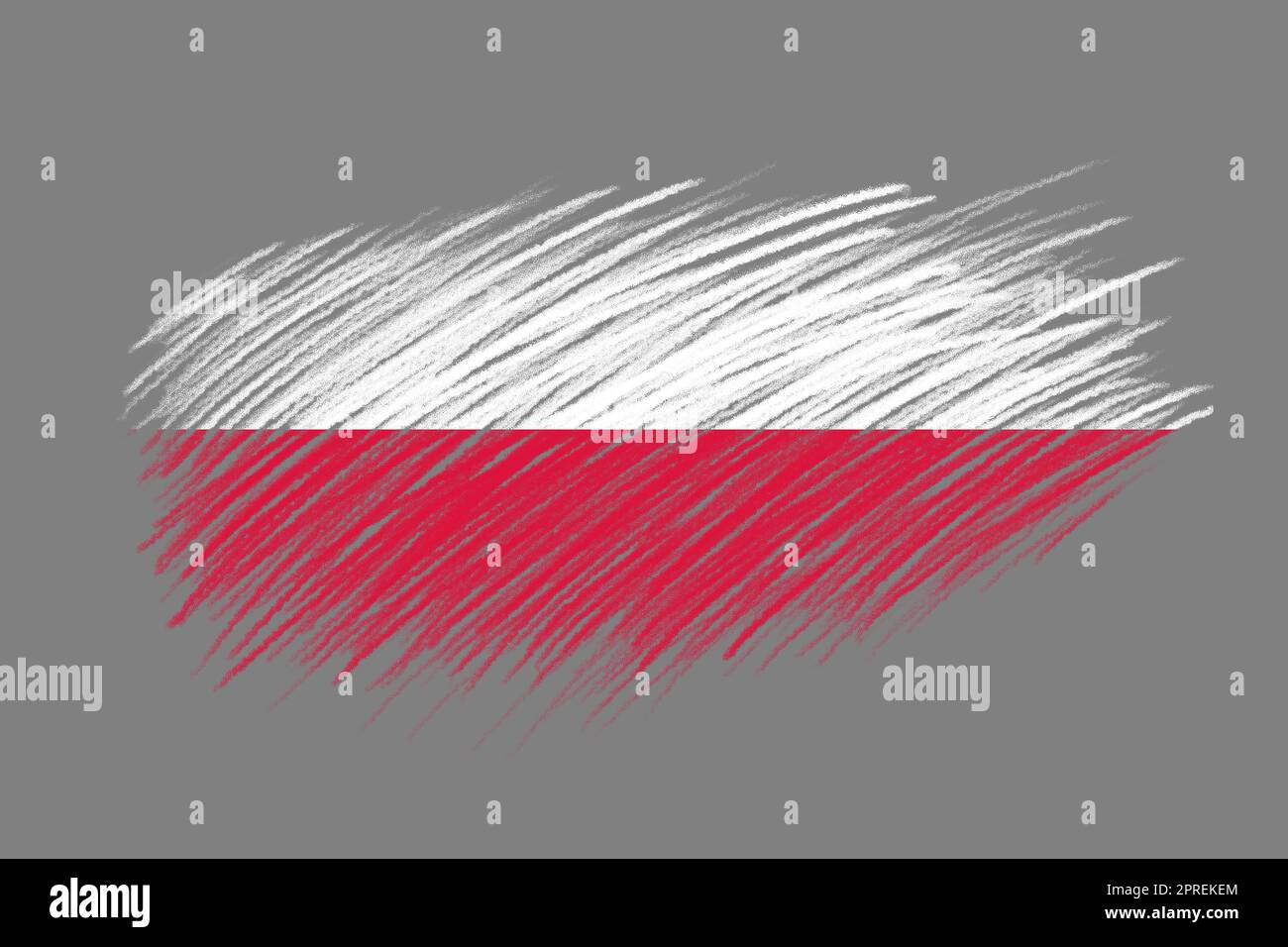 3D Flag of Poland on vintage style brush background Stock Photo - Alamy