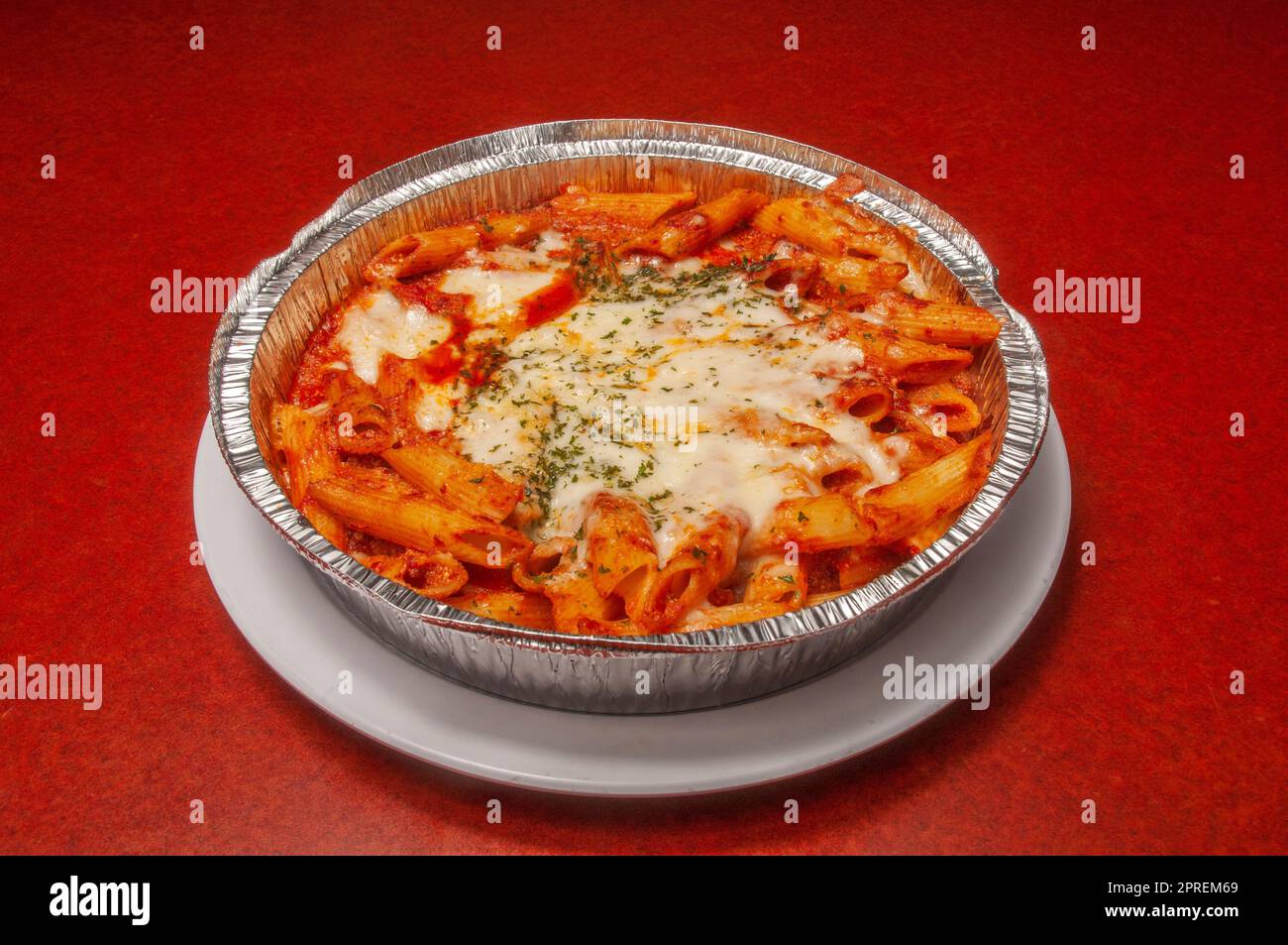 Delicious Italian dish best known as baked ziti Stock Photo Alamy