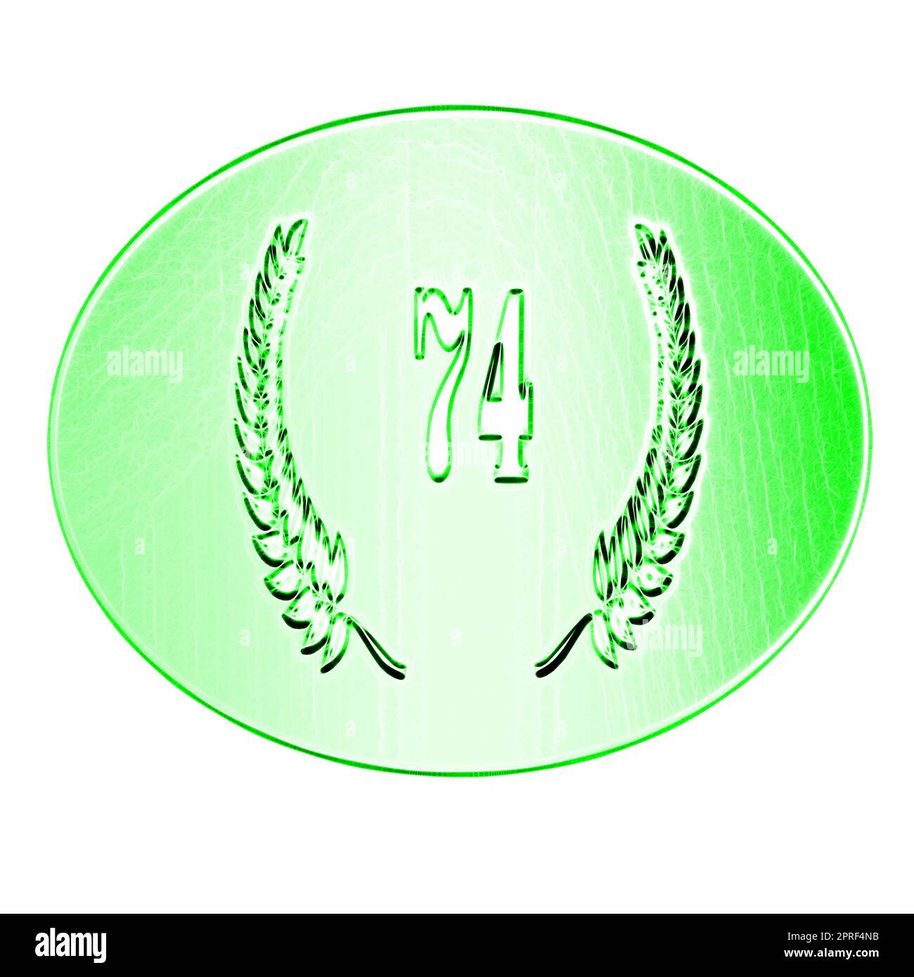 Number 74 Cut Out Stock Images & Pictures - Alamy