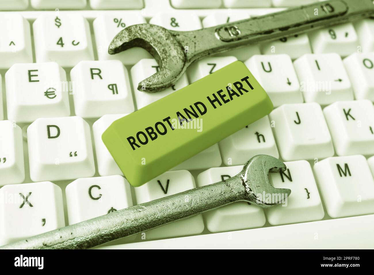 Text showing inspiration Robot And Heart. Word for Sensitivity and care behind the machine technology Comic Speech Bubble In Bang Shape Representing Business Promotion. Stock Photo