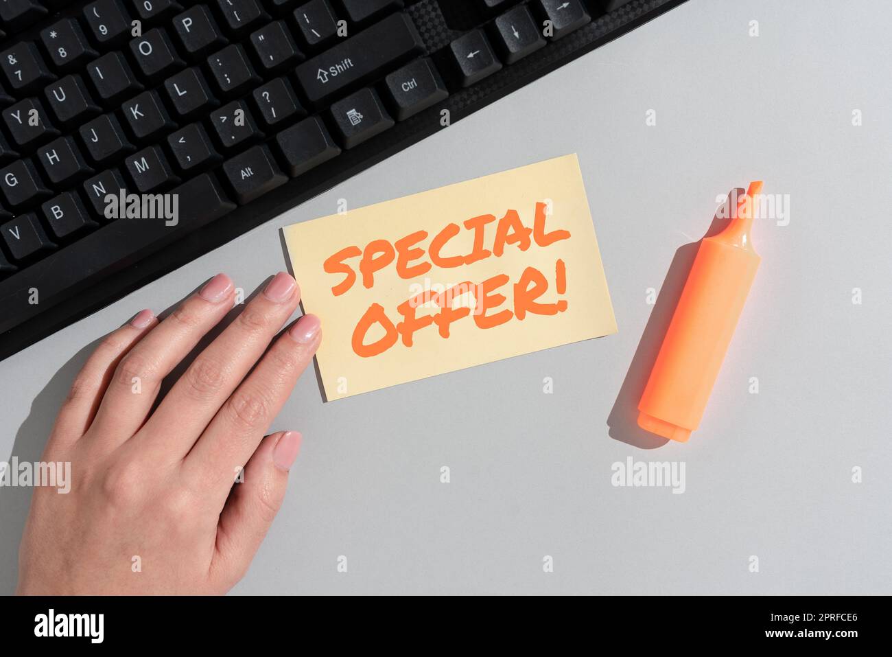 https://c8.alamy.com/comp/2PRFCE6/sign-displaying-special-offerdiscounted-price-markdown-promotional-items-crazy-sale-word-written-on-discounted-price-markdown-promotional-items-crazy-sale-businessman-holding-tablet-and-presenting-with-other-hand-important-message-2PRFCE6.jpg