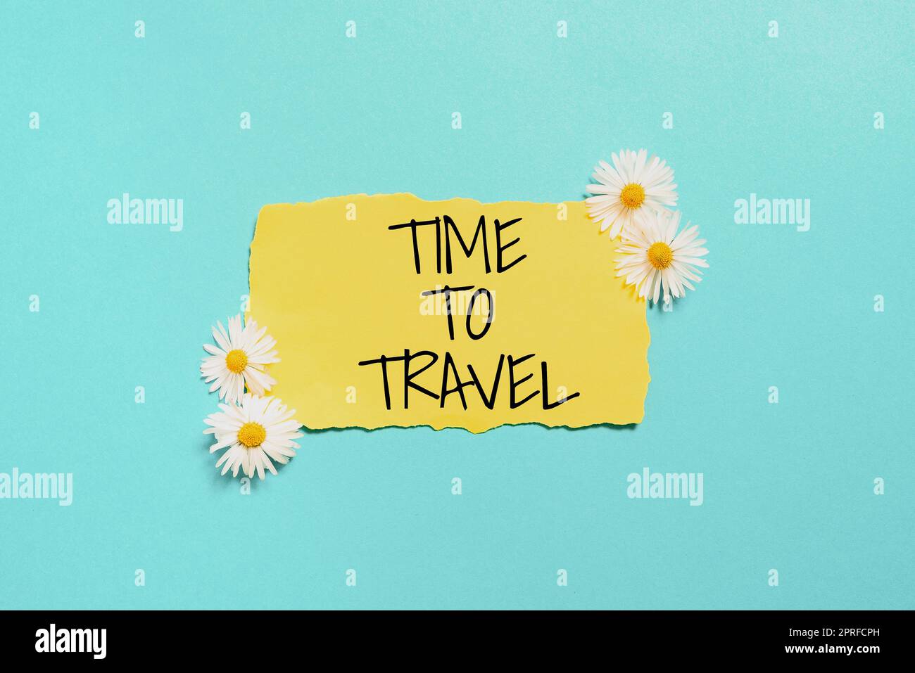 Sign Displaying Time To Travel Concept Meaning Moving Or Going From