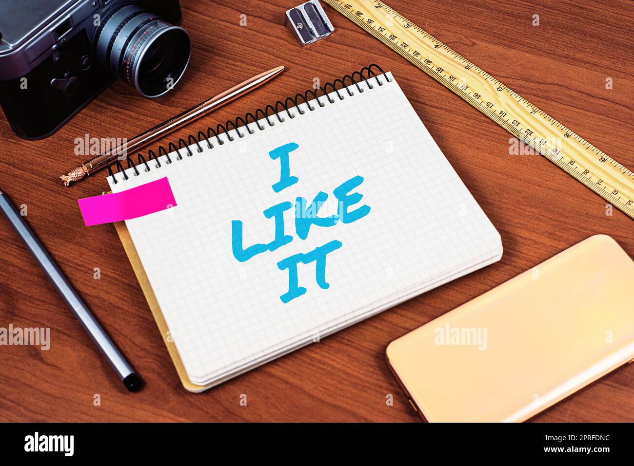 Sign displaying I Like It. Business approach To be pleased with