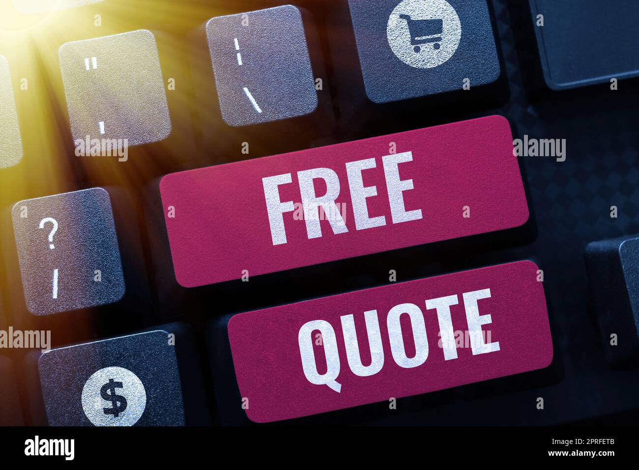 Inspiration showing sign Free Quote, Business overview A brief phrase