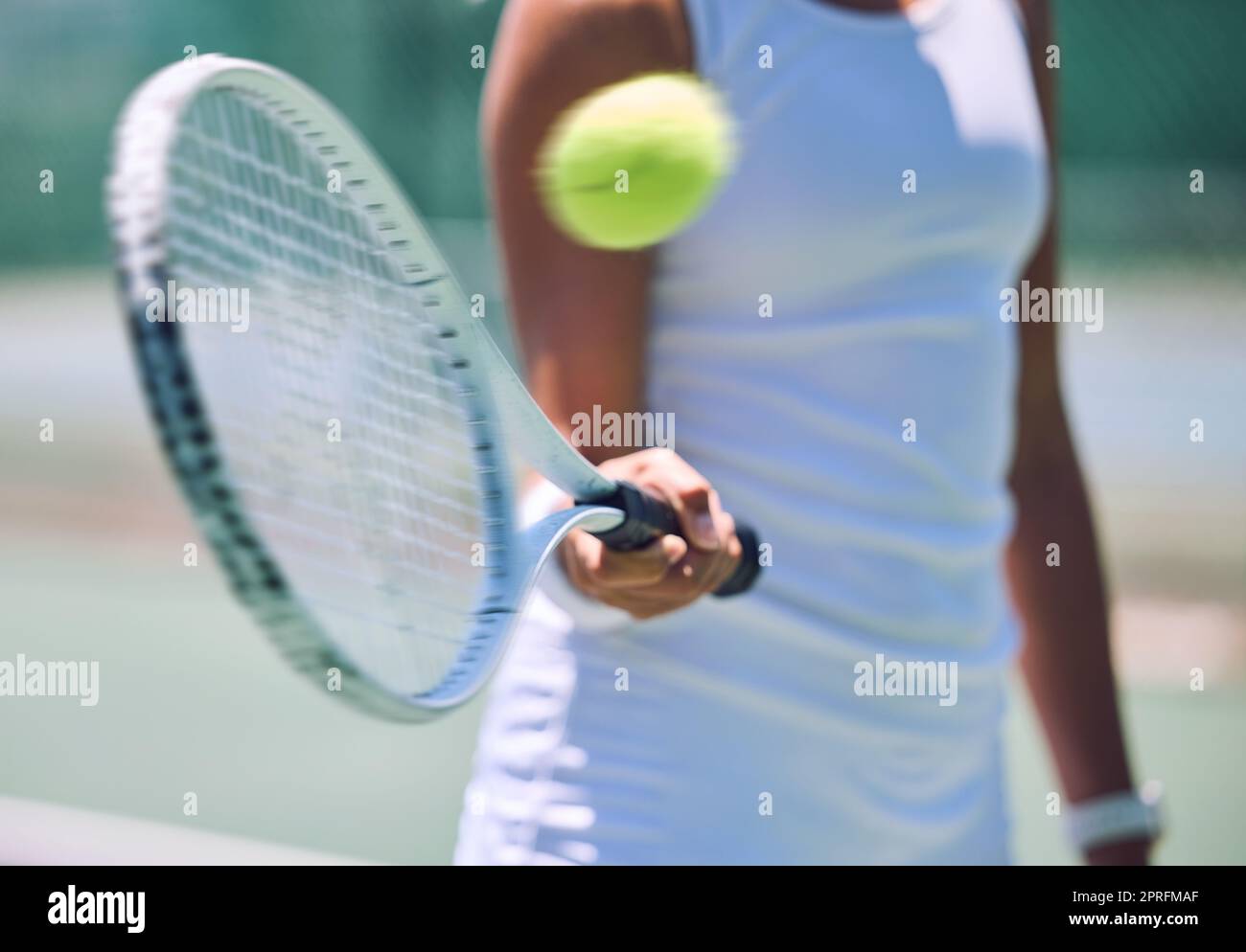 Tennis Practice Racket Ball hitting tennis racket hi-res stock photography and images - Alamy