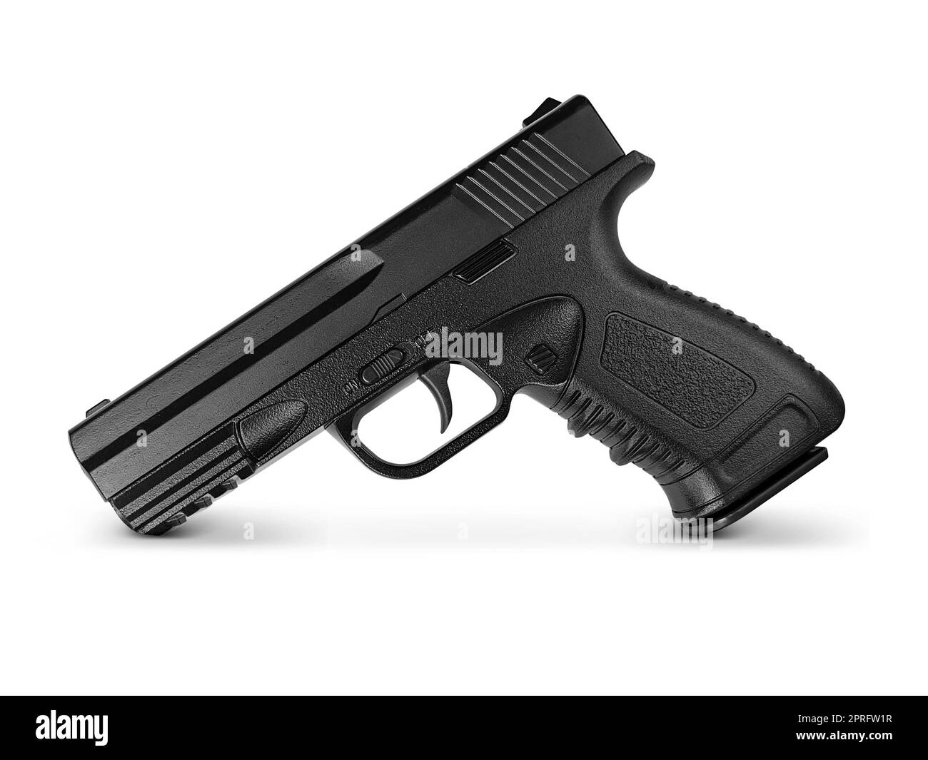 gun metal isolated on white background Stock Photo - Alamy