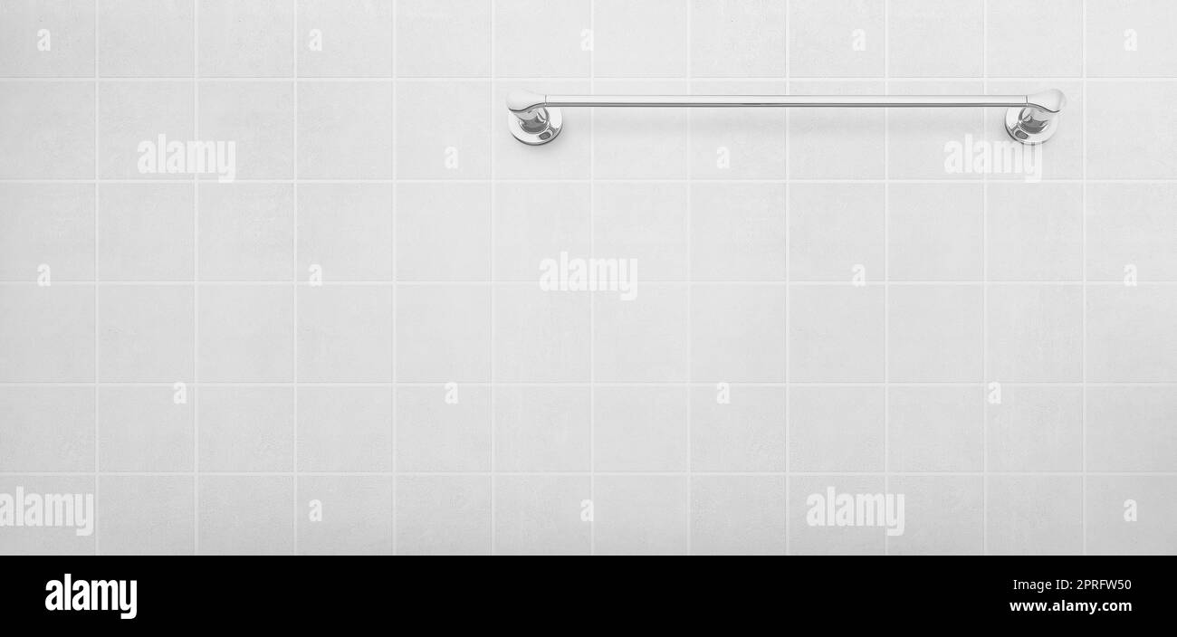 A towel rail s in bathroom Stock Photo Alamy