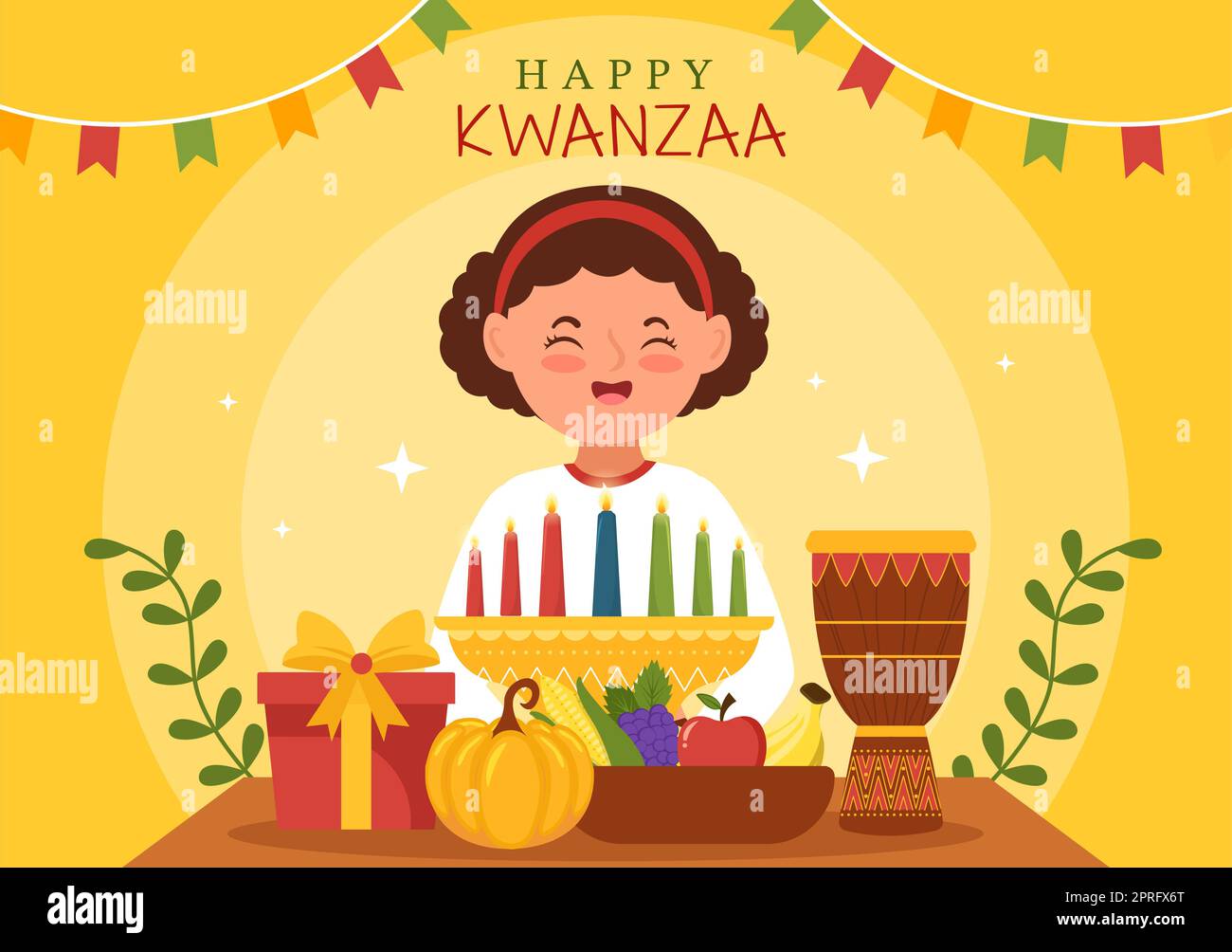 Happy Kwanzaa Holiday African Seamless Pattern Design with Festival Style  Element on Template Hand Drawn Cartoon Flat Illustration Stock Photo - Alamy