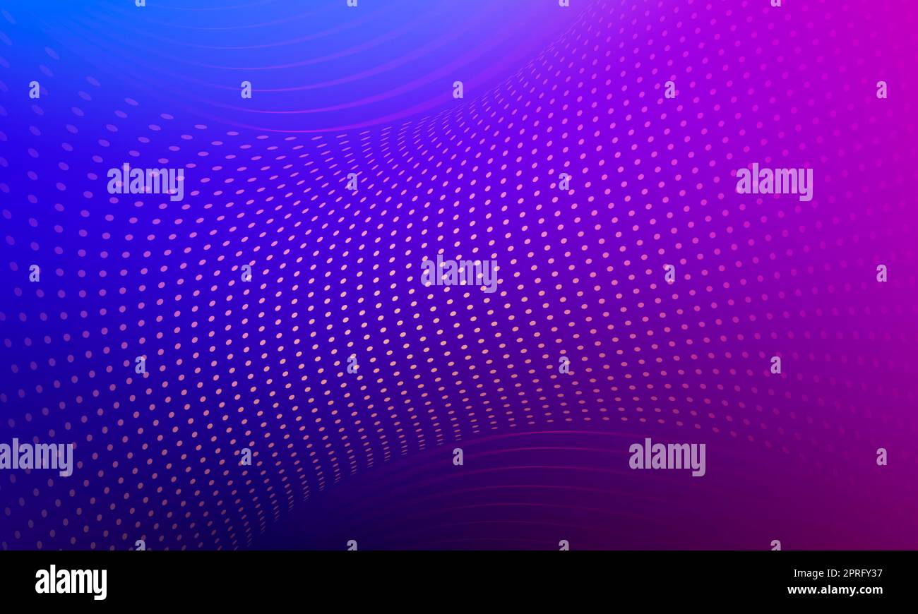 abstract vector background bg purple blue pink gradient dots pattern curve lines Stock Photo