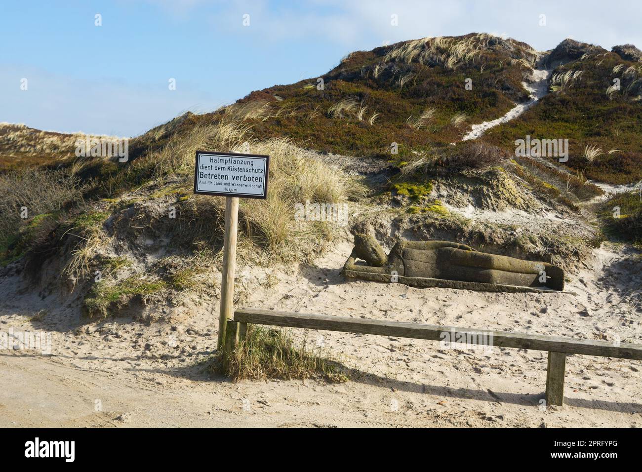 At the Beach bar Sansibar, Kampen, Sylt Stock Photo