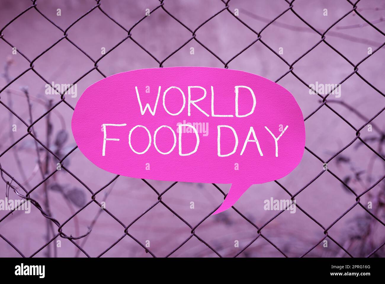 Conceptual caption World Food Day. Business idea World day of action ...