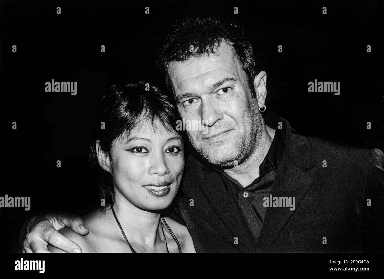 Jimmy and Jane Barnes at a Party, sydney Australia. Australian rock singer, cold chisel Jimmy Banes. Stock Photo