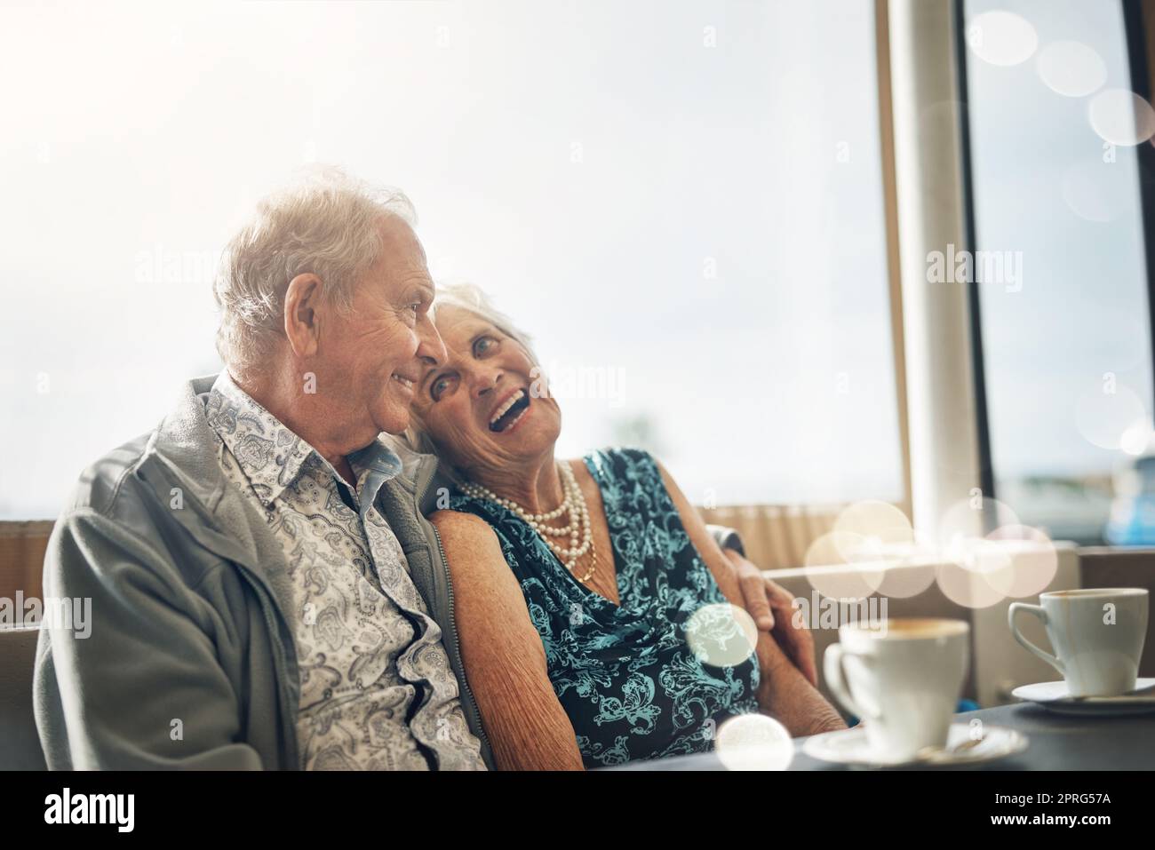 Loving the dating experience in the later years. a mature couple spending the day together. Stock Photo