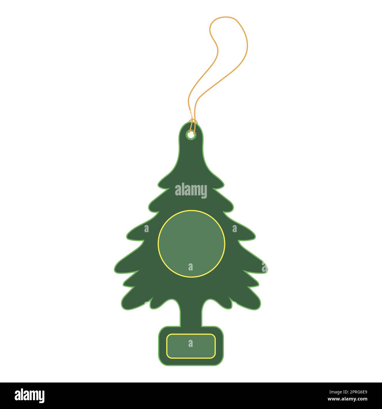 Green Car Air Freshener Isolated on White Background Stock Photo Alamy