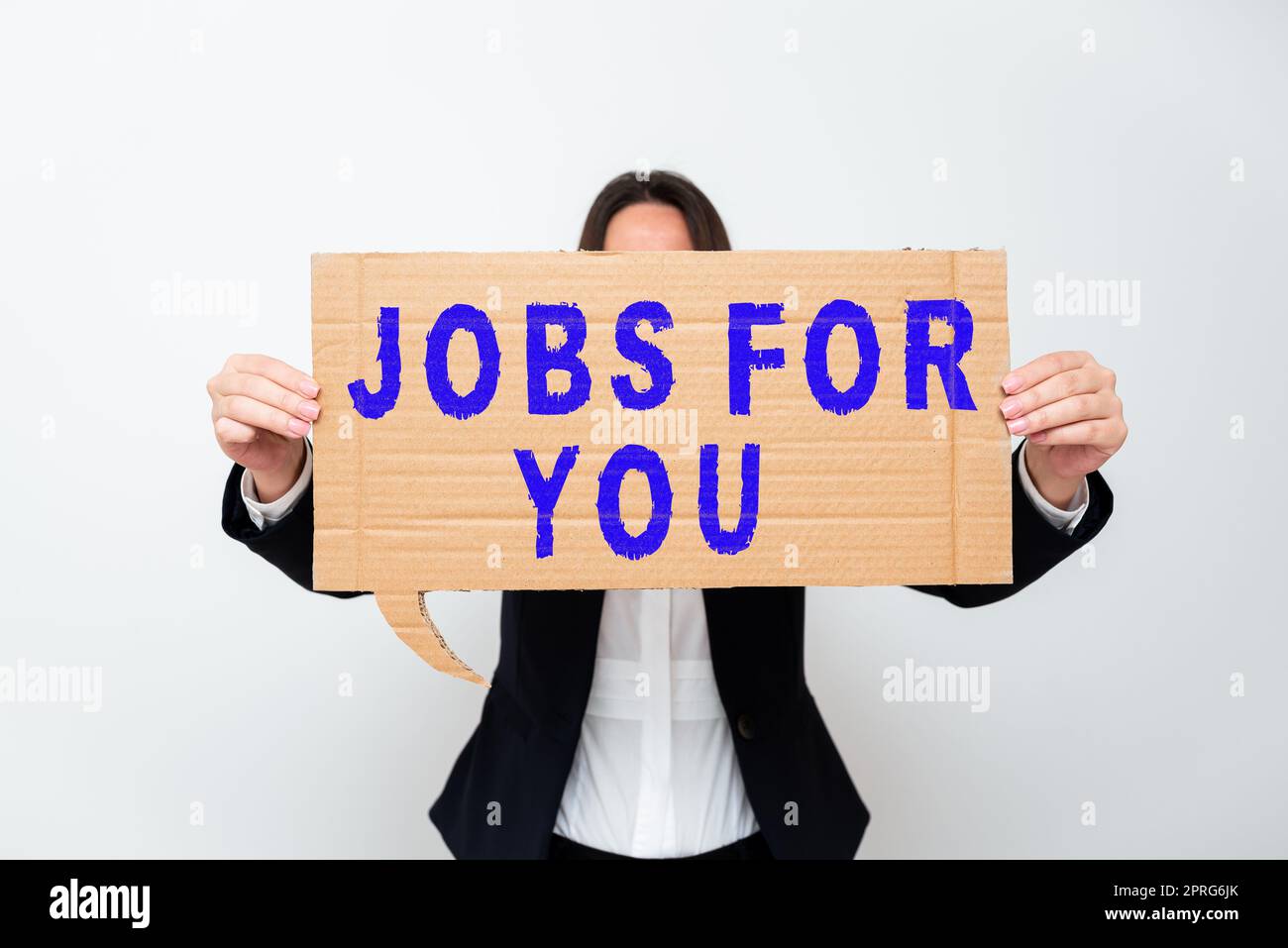 Inspiration showing sign Jobs For You. Business approach List of