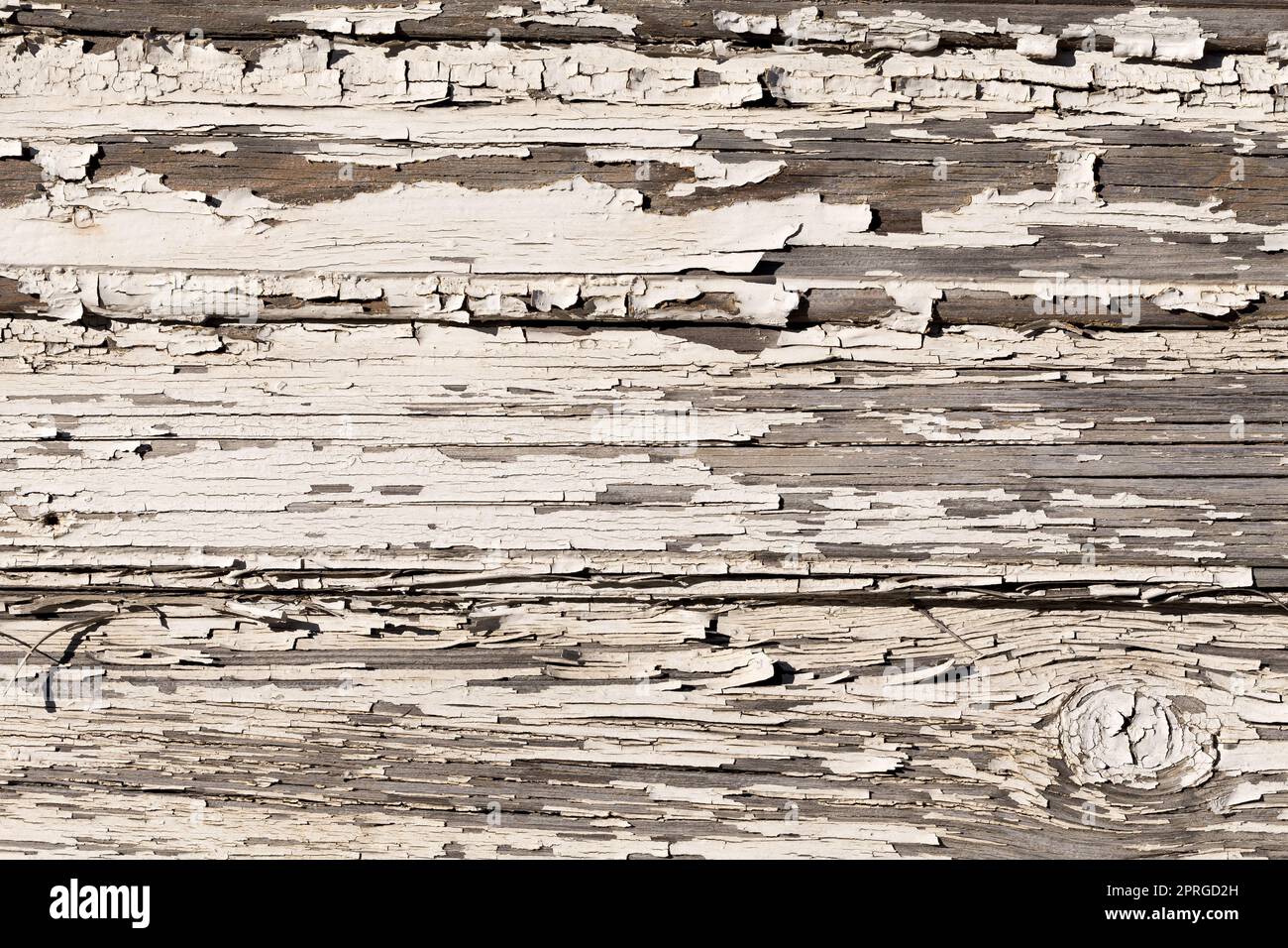 Wooden wall with white paint Stock Photo
