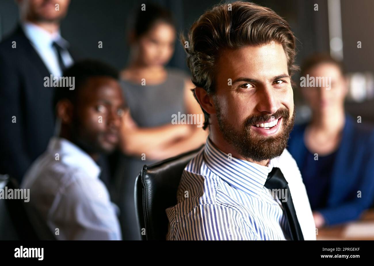 That dream that youre dreaming is possible. a businessman sitting in an