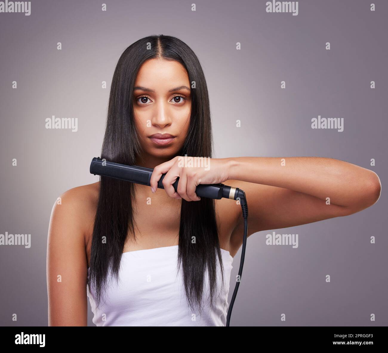 Does a straightener store damage your hair