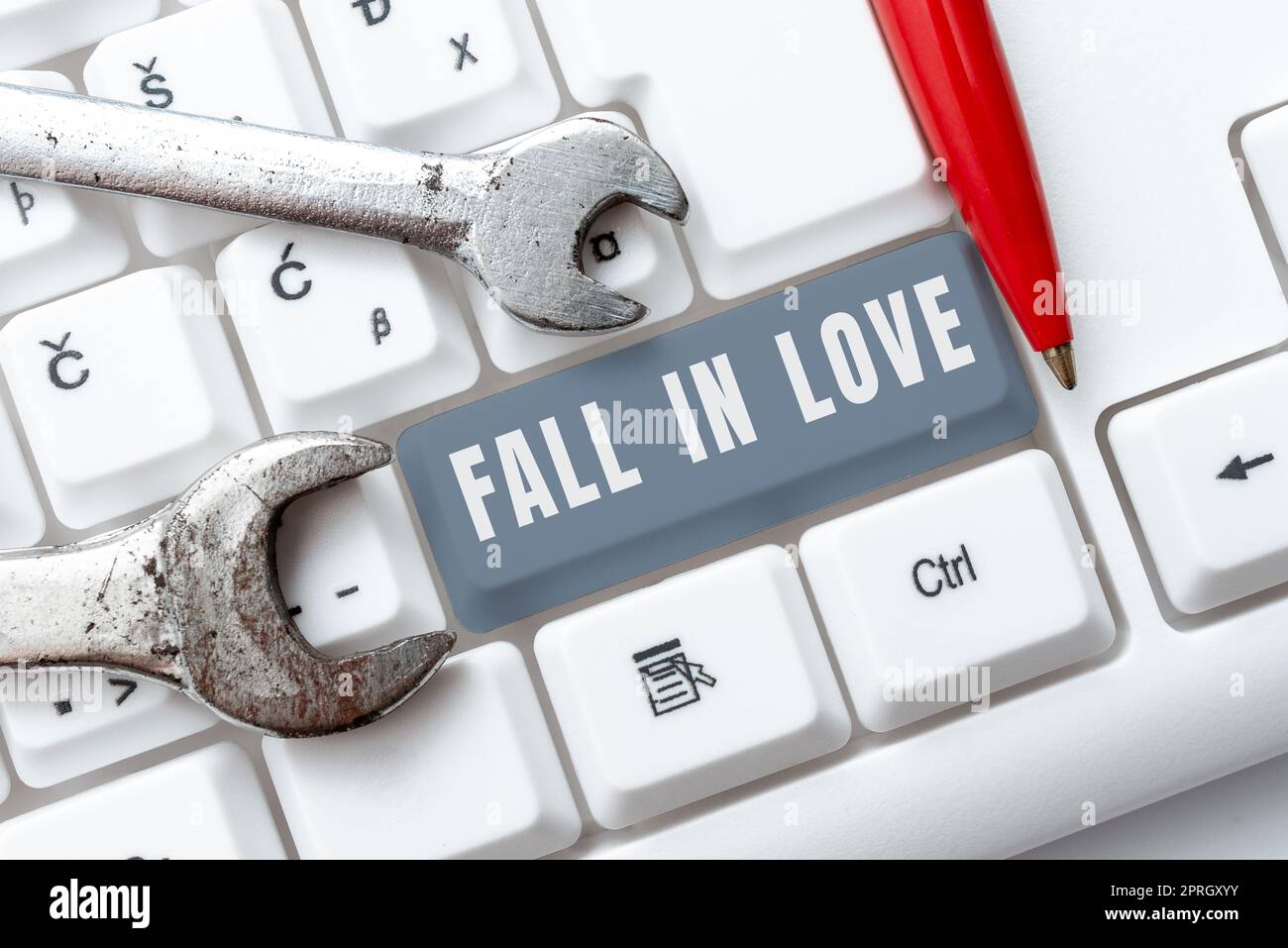 Writing displaying text Fall In Love. Business approach Feeling loving emotions about someone else Romance Happiness Blank Thunderstorm Speech Bubble With Copy Space For Web Banner. Stock Photo