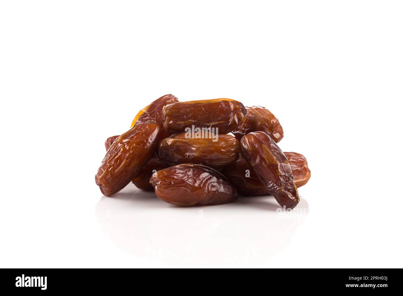 Date fruit close up isolated on white background Stock Photo