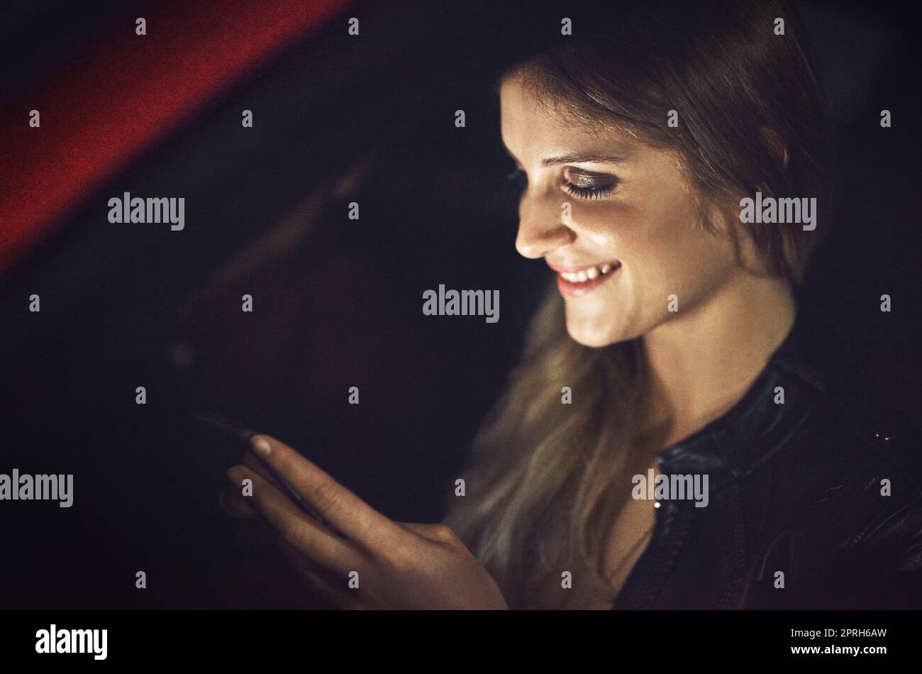 I arrived safely at my destination. an attractive young female ...