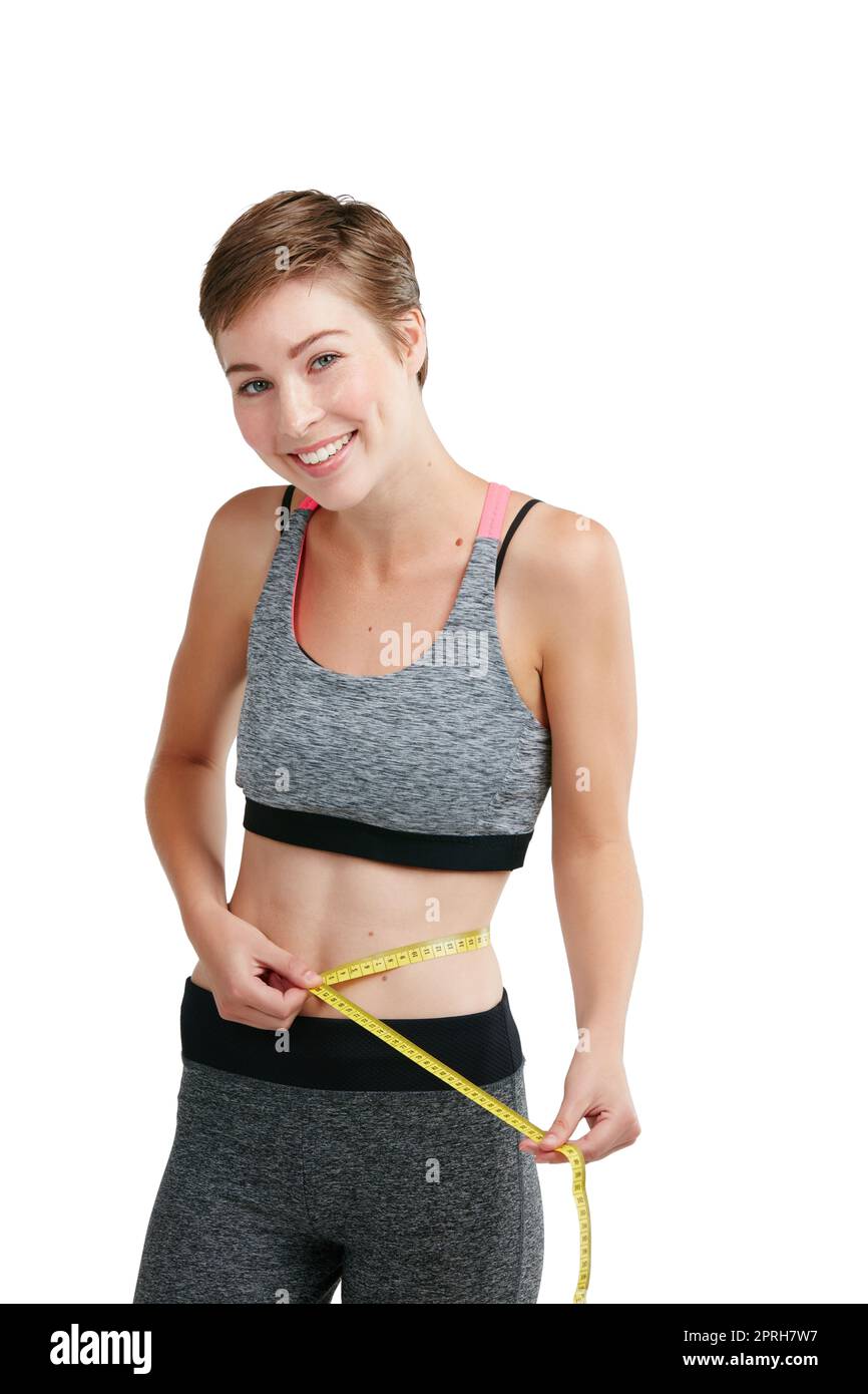 The results are worth it. Studio portrait of a fit young woman ...