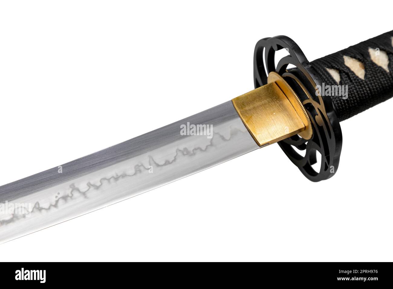 Black Brass Habaki Collar For Katana - Japanese Samurai Sword DIY Part