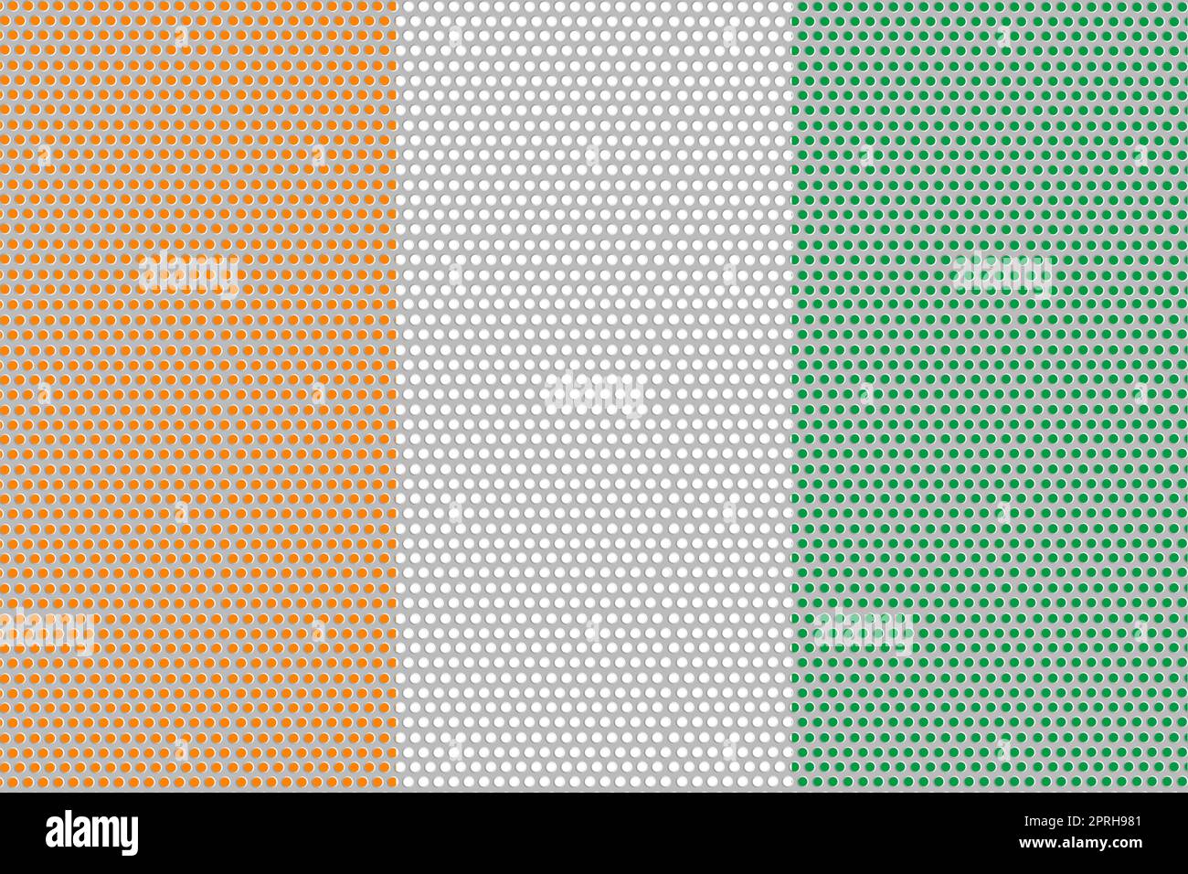 3D Flag of Ivory Coast on a metal wall background Stock Photo - Alamy