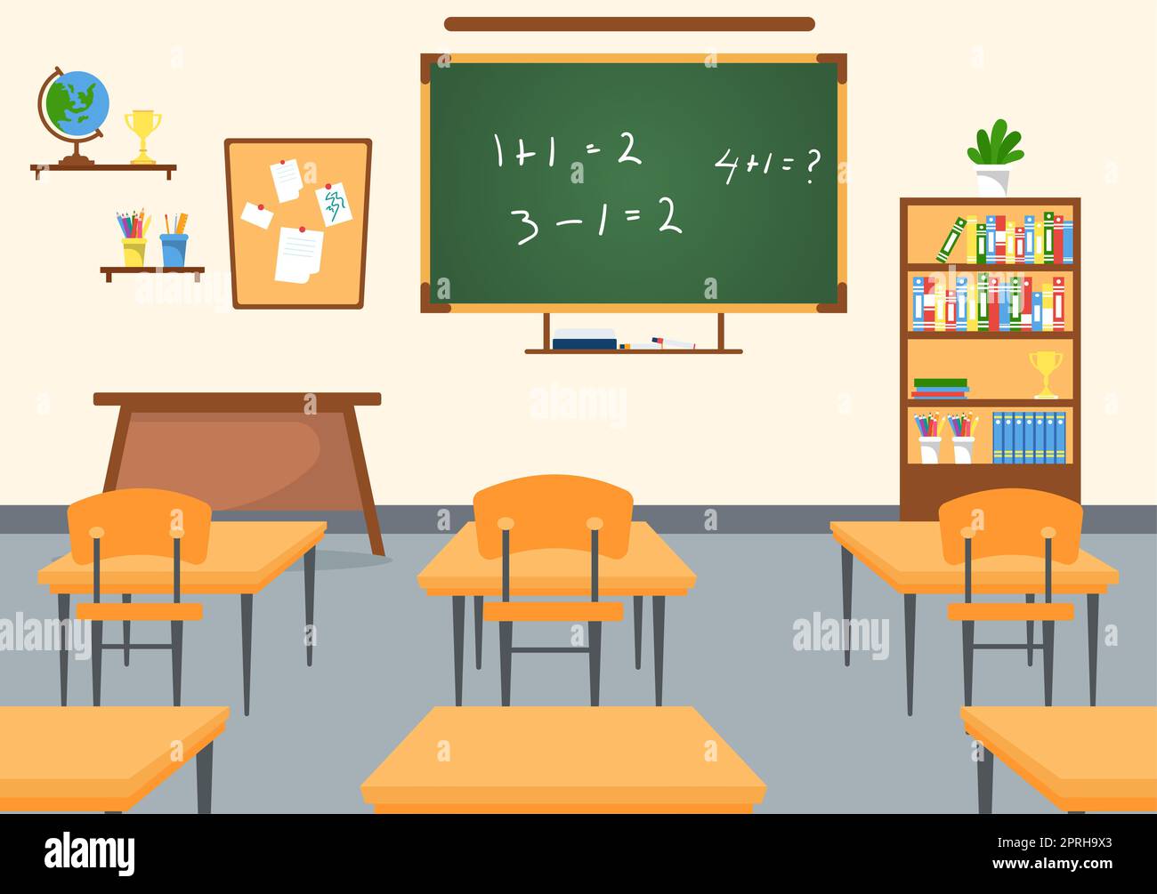 Cute Classroom Background/ Classroom Animated Background 