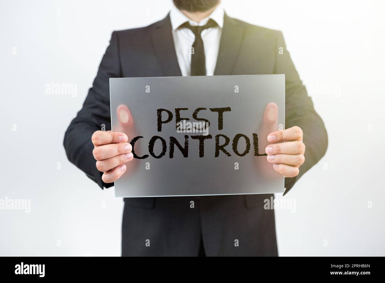 Hand writing sign Pest Control, Business showcase Killing destructive ...