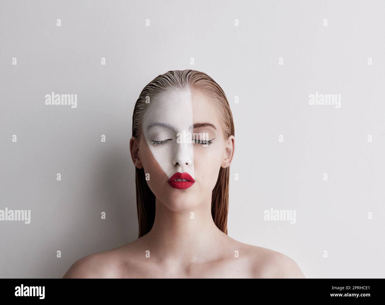 Wearing facepaint hi-res stock photography and images - Alamy