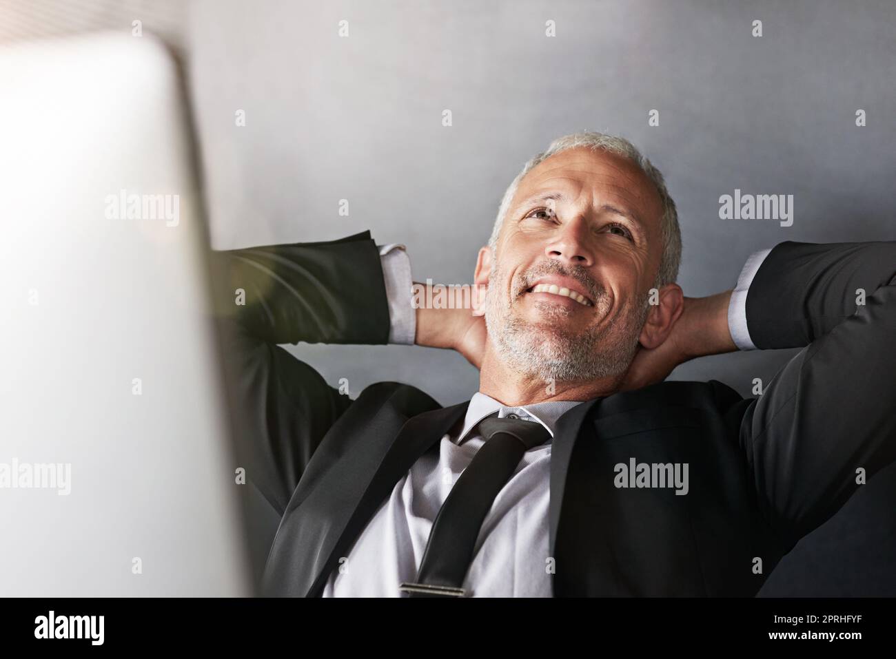 What it means to be white collar. a handsome mature businessman in corporate attire Stock Photo