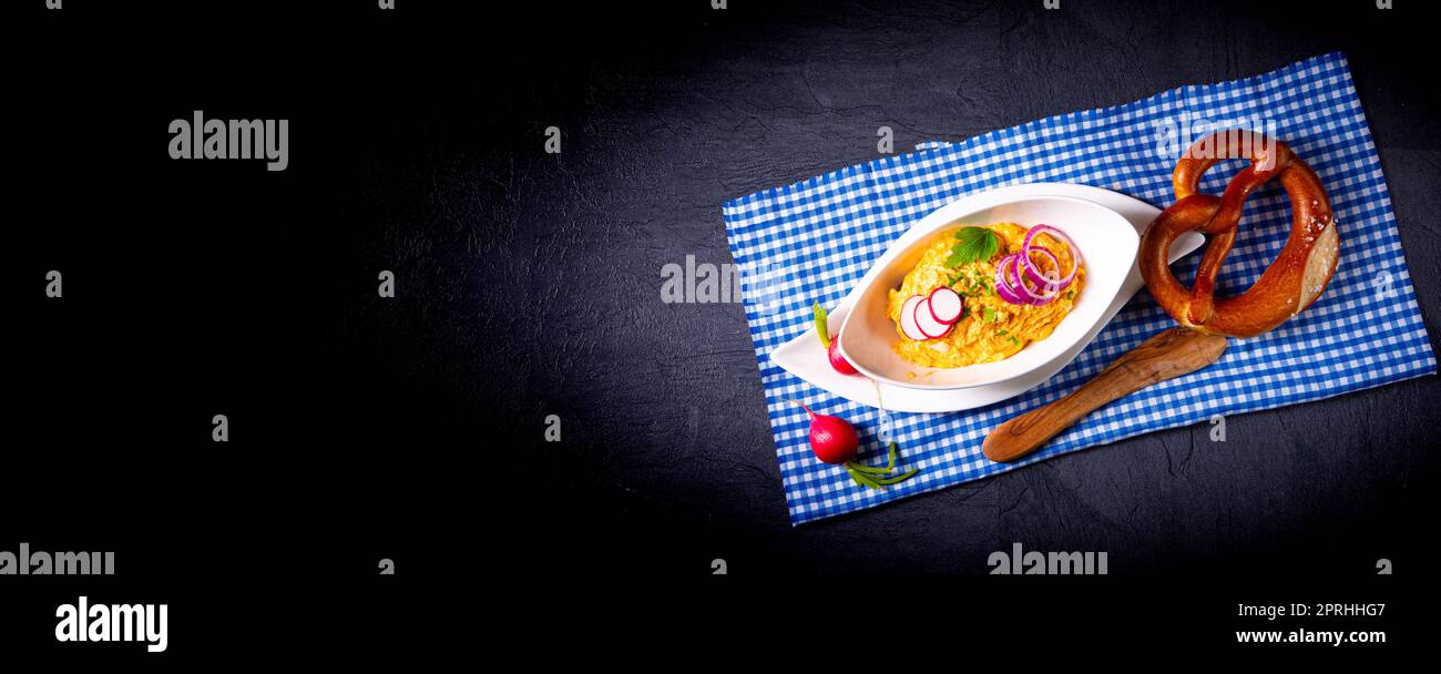 Bavarian Obazda a classic from southern Germany Stock Photo - Alamy
