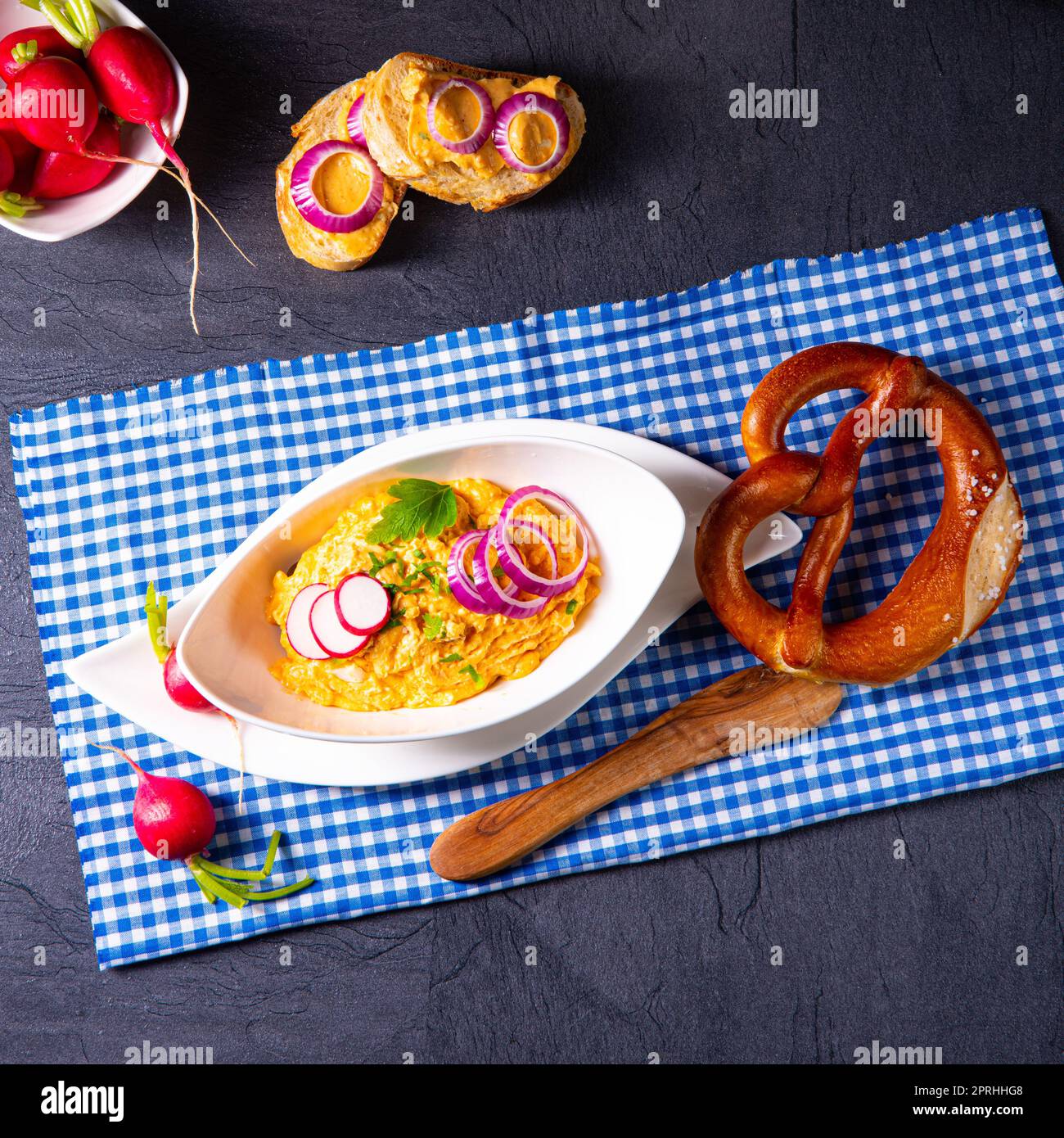 Bavarian Obazda a classic from southern Germany Stock Photo - Alamy