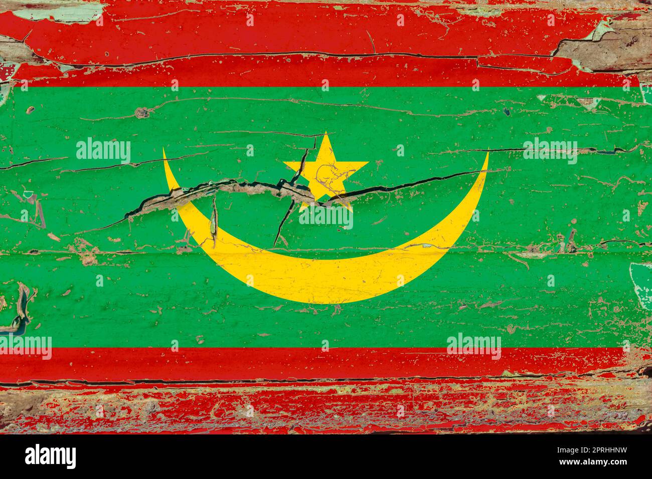 3D Flag of Mauritania on wood Stock Photo - Alamy