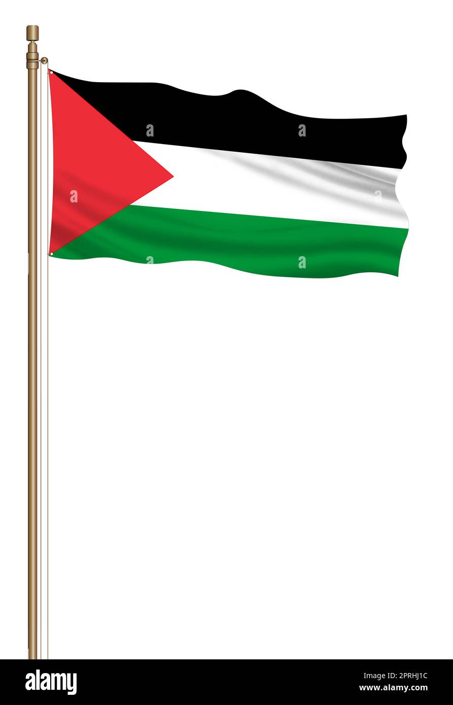 State of palestine 3d flag hi-res stock photography and images - Alamy