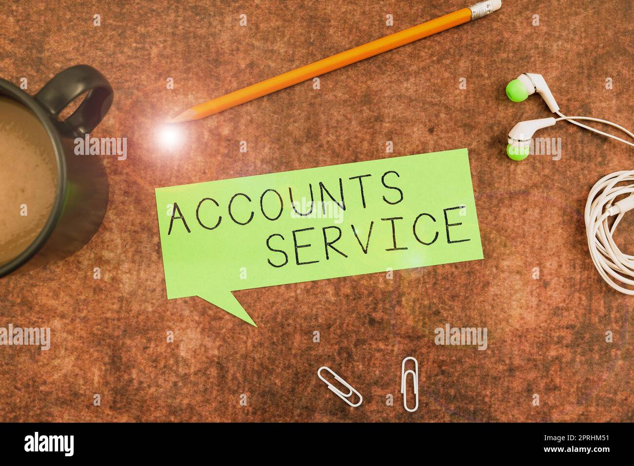 Sign displaying Accounts Serviceaccessing list of user profiles and ...
