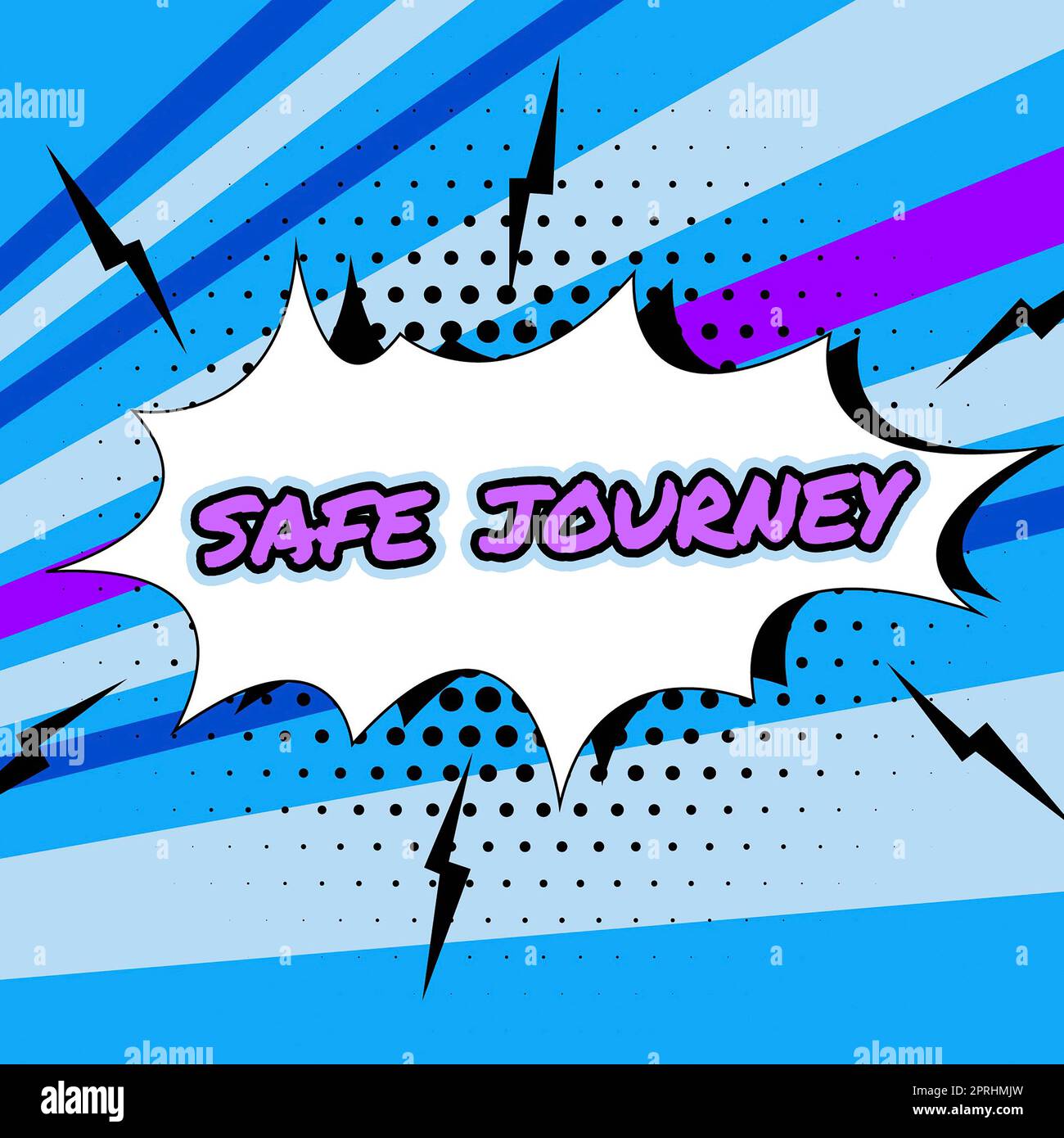 Handwriting text Safe Journey, Concept meaning Blessing Bid ...