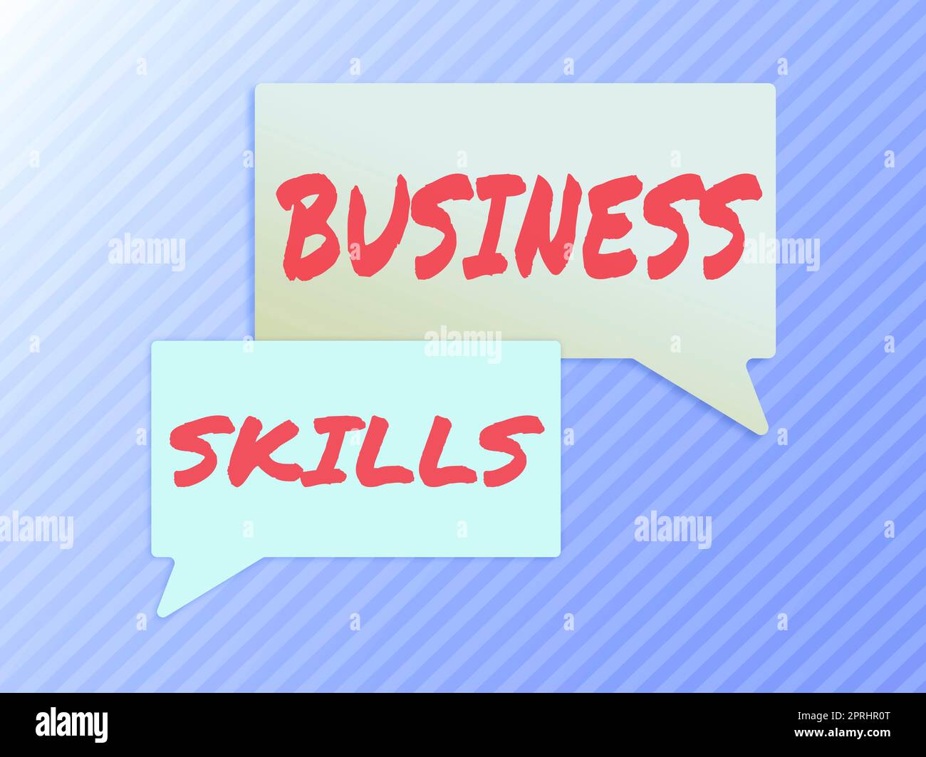 Conceptual caption Business SkillsAn ability to acquire systematic ...
