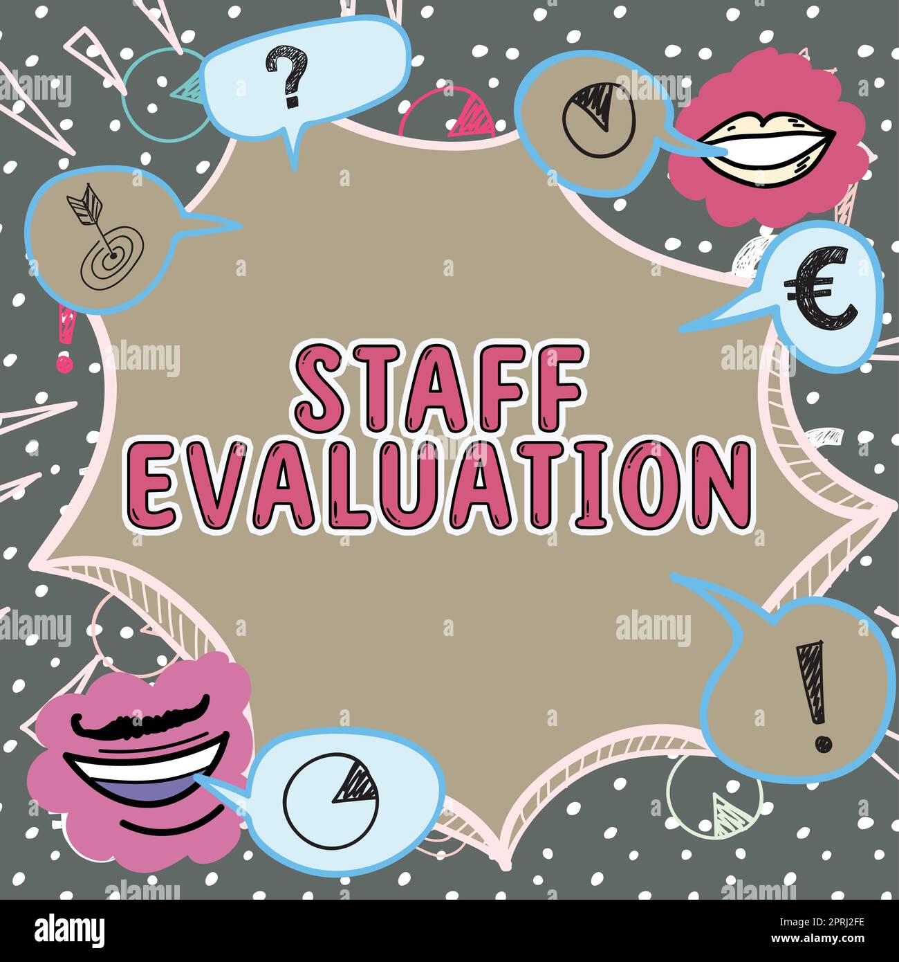 Inspiration showing sign Staff Evaluation, Business approach clarifies ...