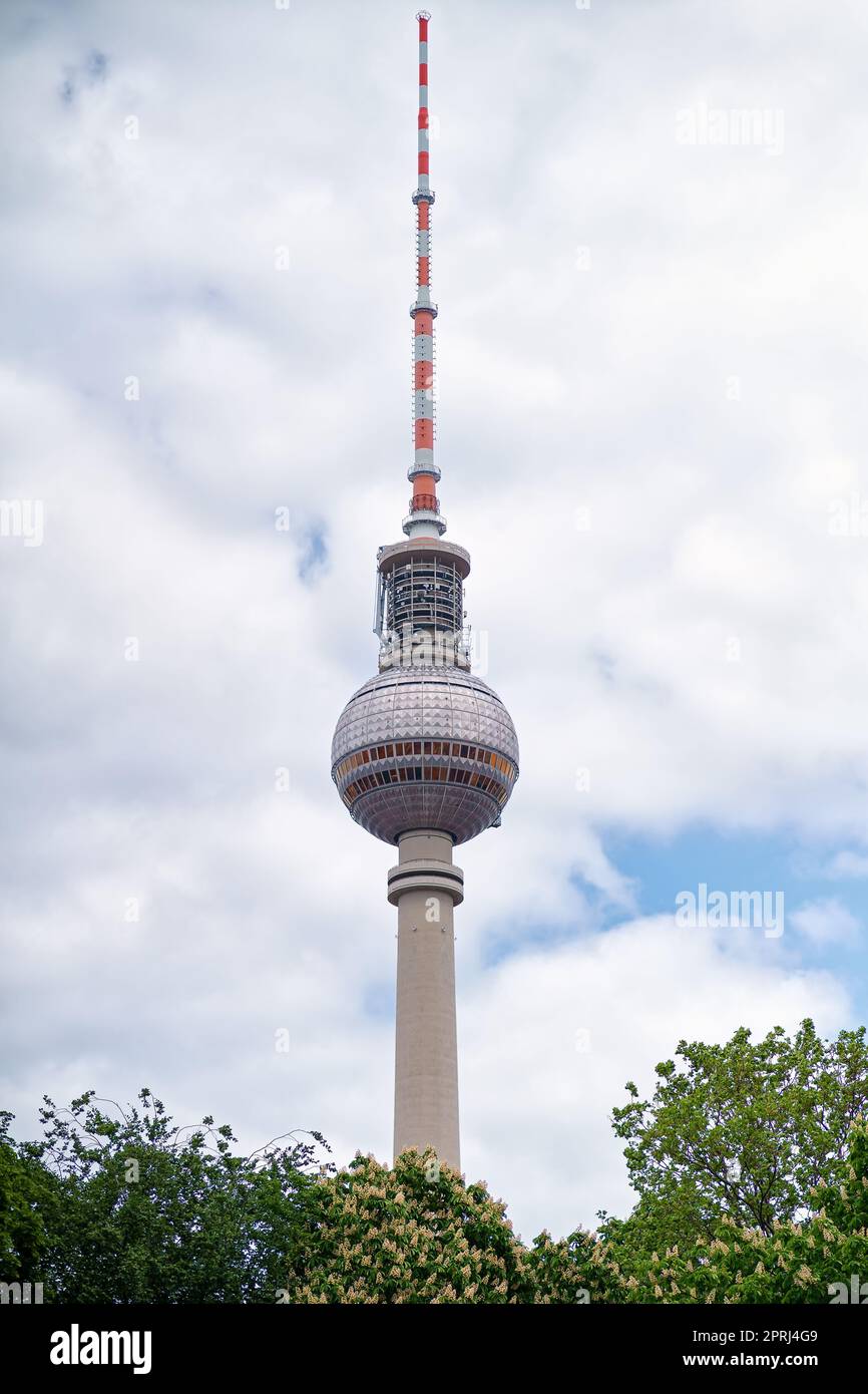 Berlin TV tower Stock Photo
