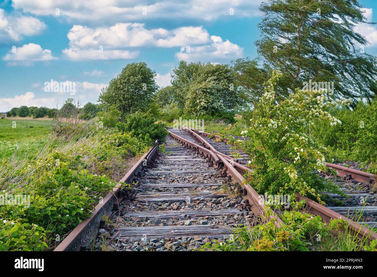 Lost Railroad Trail Stock Photo