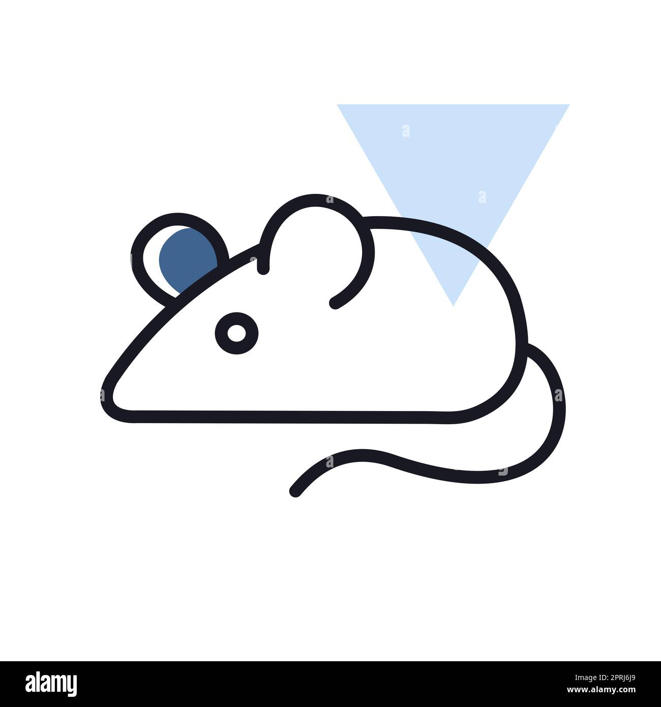 Field mouse isolated icon. Agriculture sign. Graph symbol for your web site design, logo, app