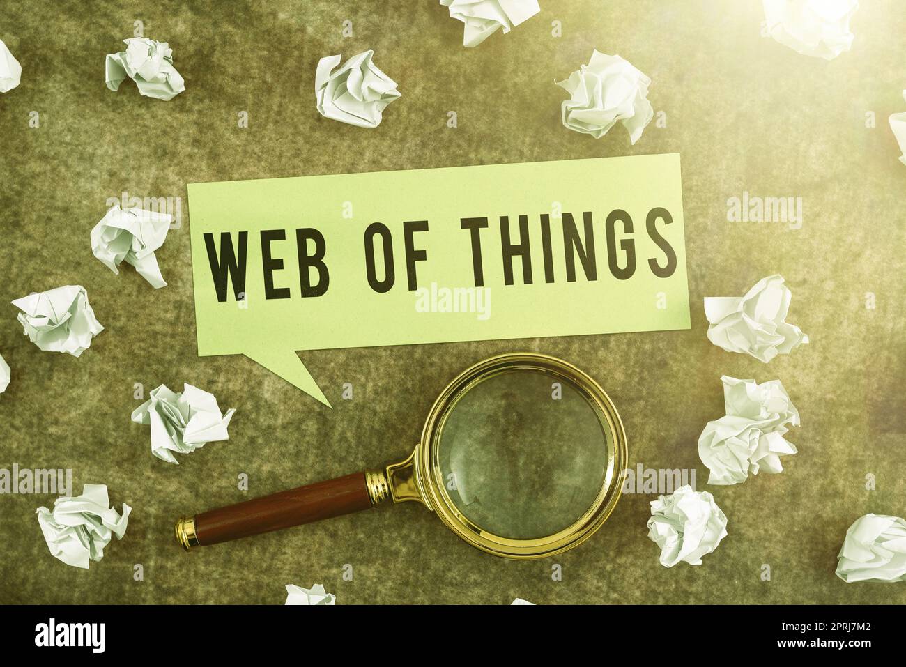 Conceptual caption Web Of Things. Business overview Internet technology online modern data service communication Stock Photo