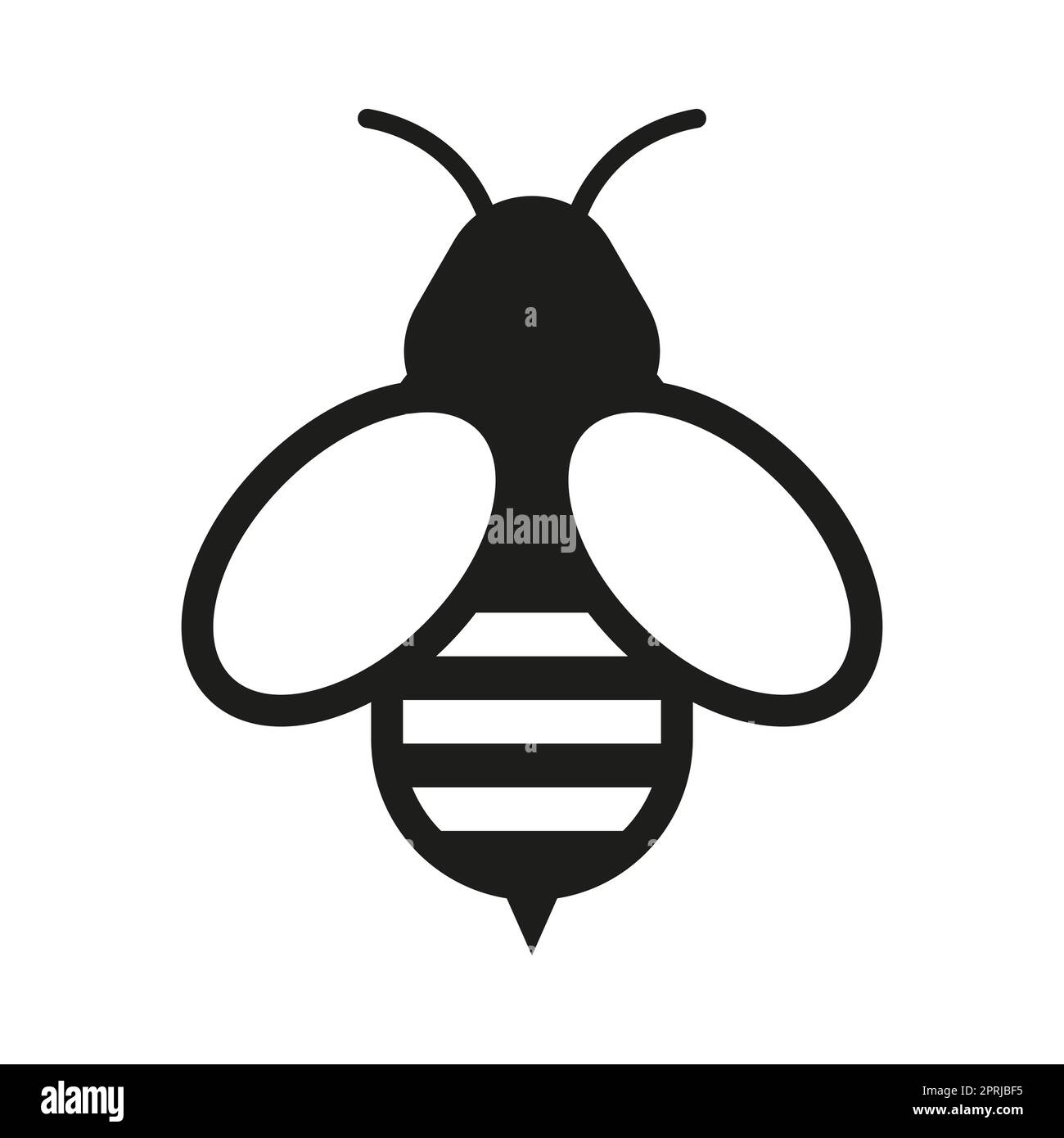 Bee background illustration Black and White Stock Photos & Images - Alamy
