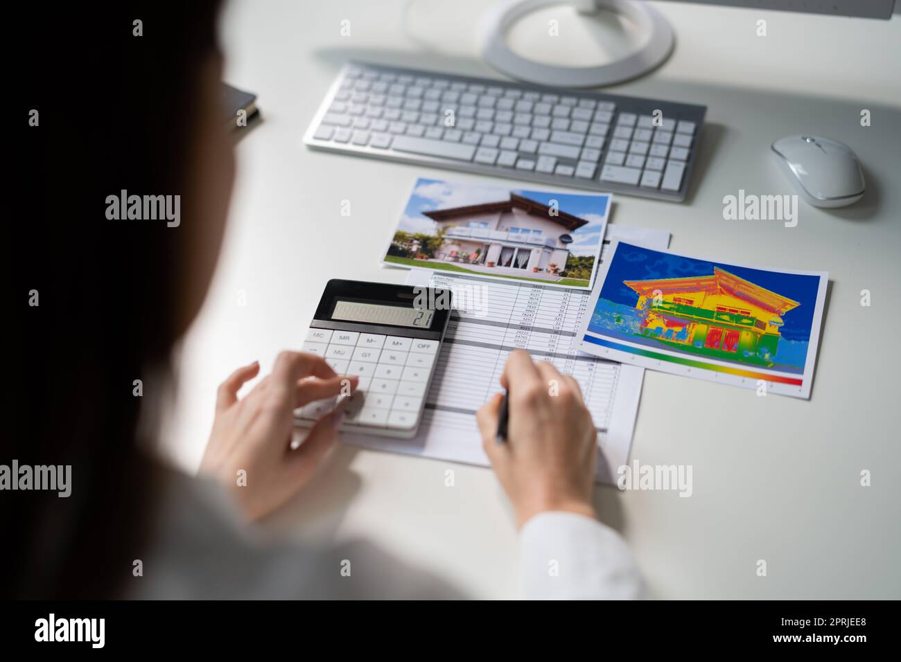 Thermal House Imaging And Heat Thermography. Insulation Image Stock Photo Alamy